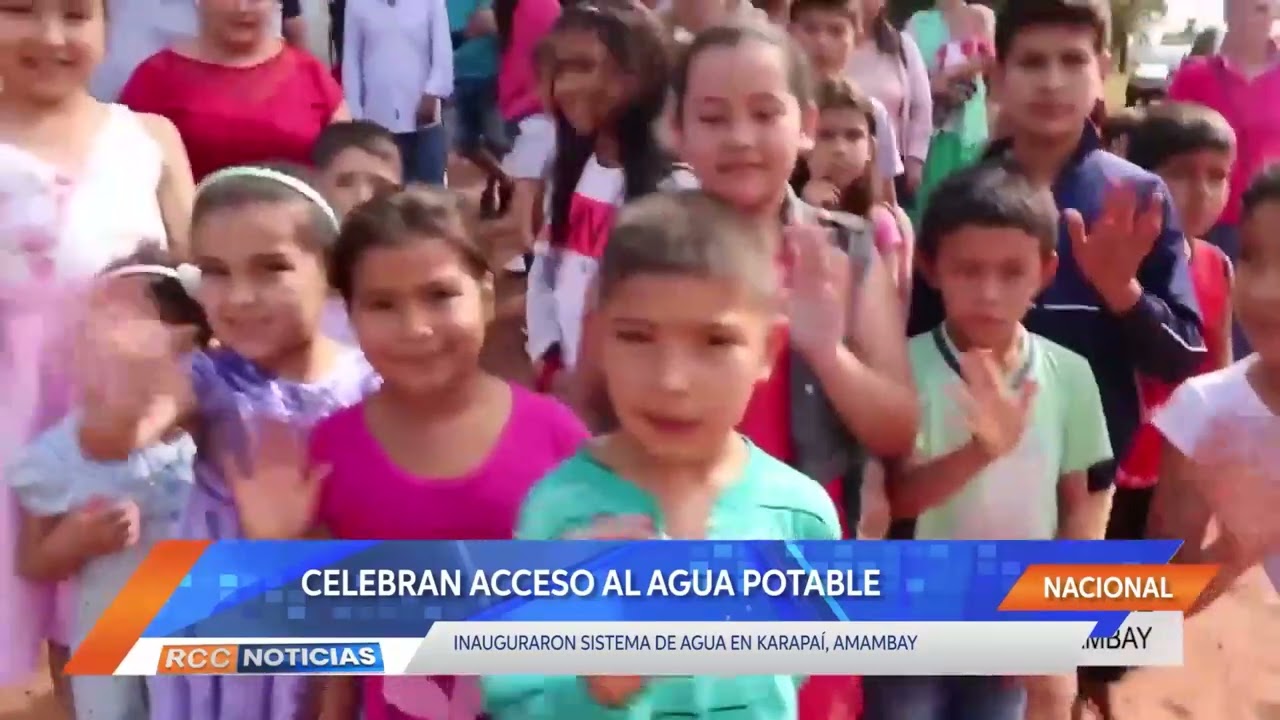 INDERT entregó títulos e inauguró sistema de agua en Karapaí, Amambay.