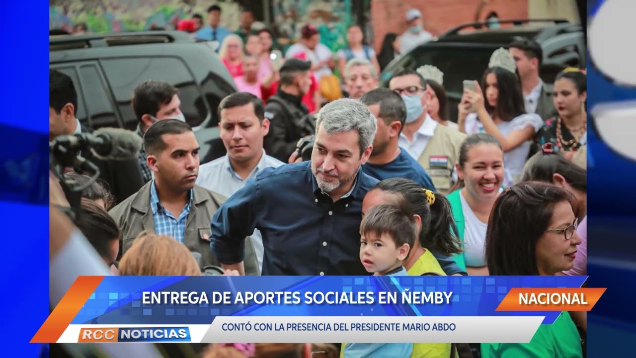 Gobierno entrega aportes sociales en Ñemby.