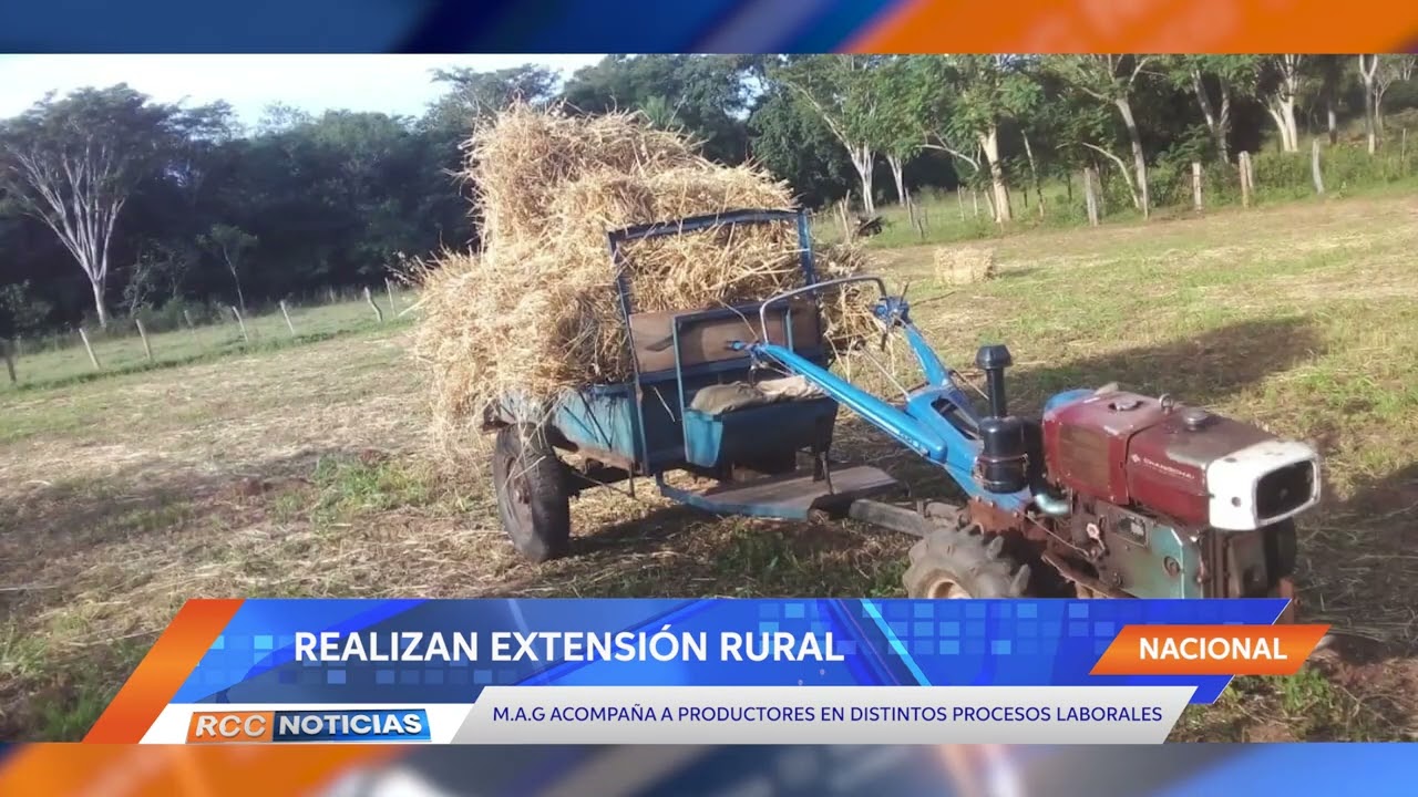 El Ministerio de Agricultura y Ganadería realizó jornadas de extensión rural. El Ministerio de Agricultura y Ganadería realizó jornadas de extensión rural.