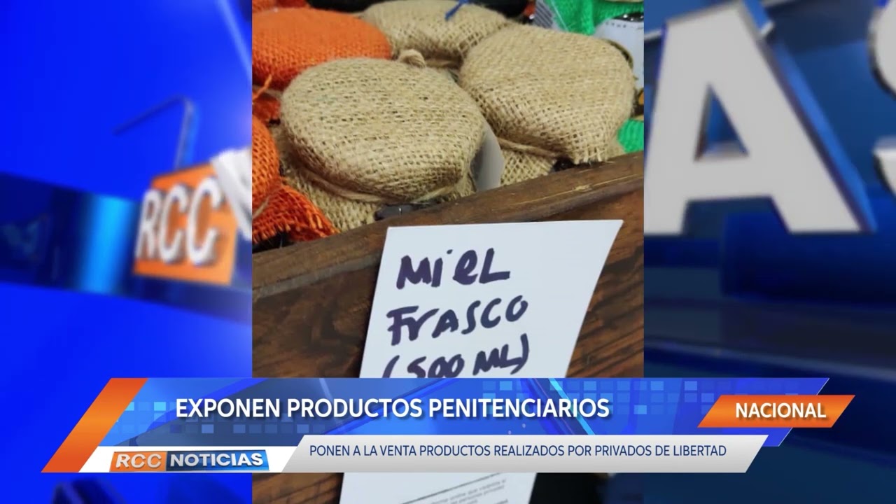 Continúa la exposición de productos penitenciarios en la Expo