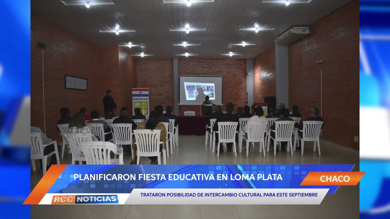 Planificaron fiesta de la Educación, Cultura y Turismo en Loma Plata.