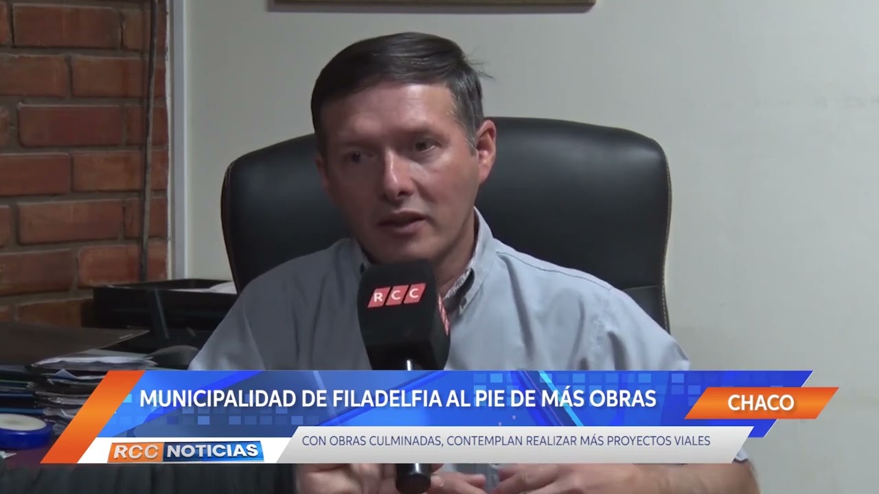 Desde la comuna de Filadelfia auguran mayores obras viales de pavimentación.