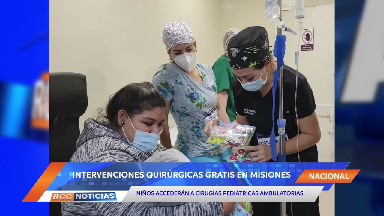 Más de 100 niños de Misiones accederán a cirugías pediátricas ambulatorias este agosto.