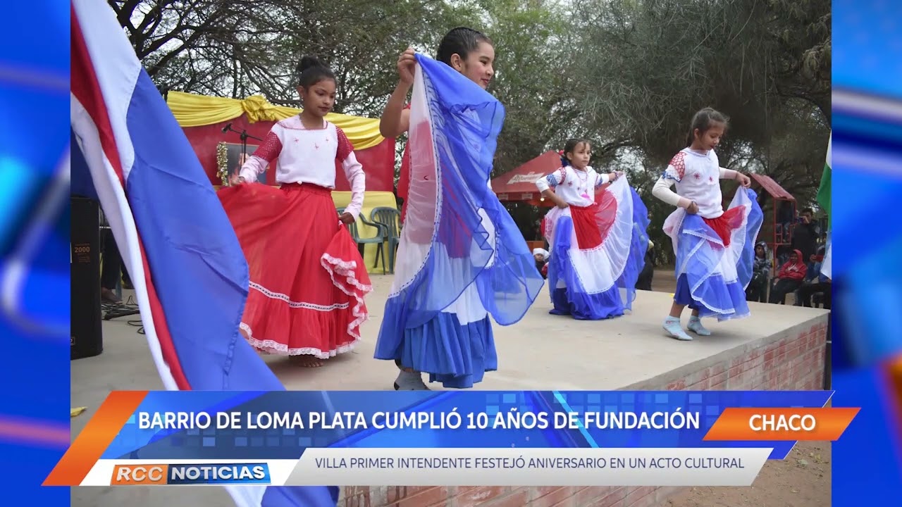 Villa Primer Intendente cumplió 10 años de fundación en Loma Plata.