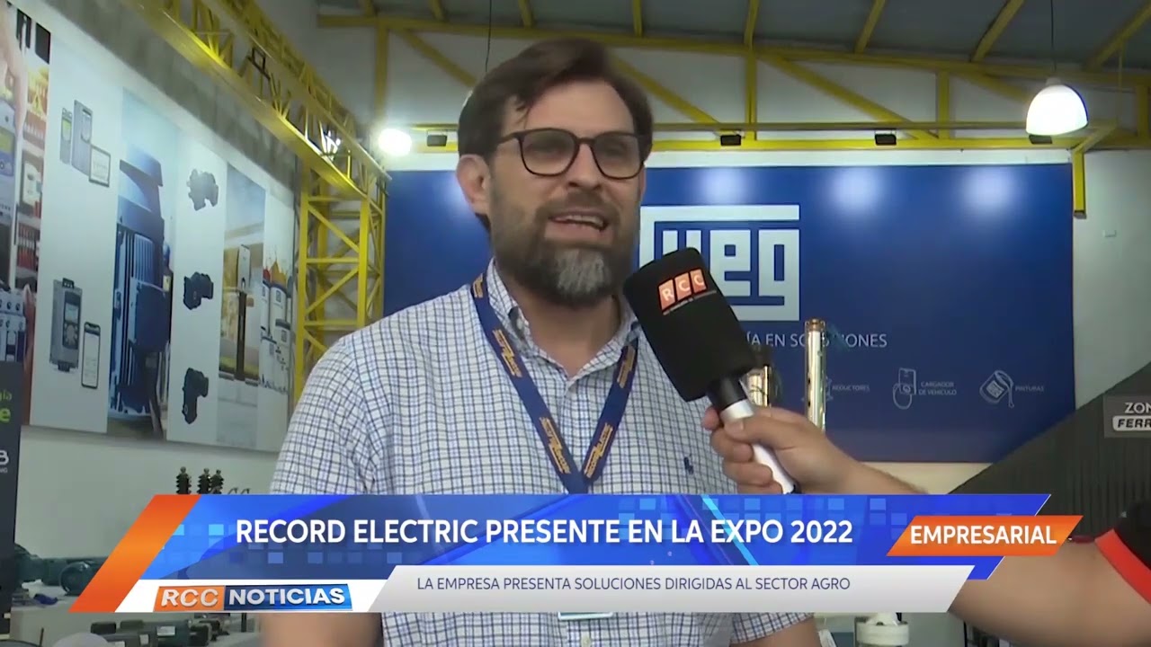 Record Electric presente en la edición 36° de la Expo Mariano 2022.