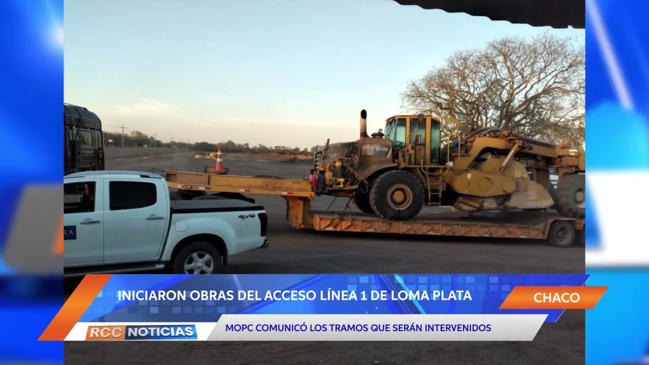 Iniciaron puesta a punto del acceso Línea 1 en Loma Plata.