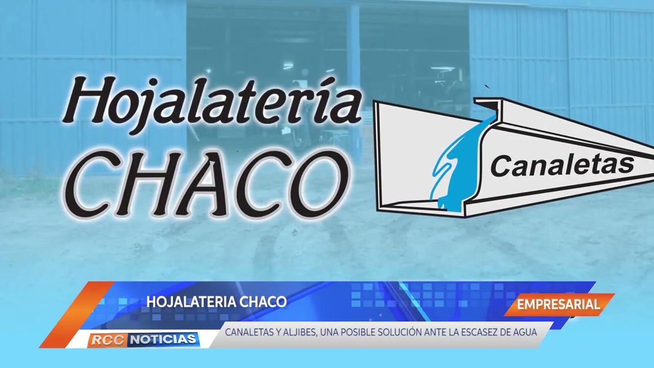 En estos tiempos, las canaletas y los aljibes son la mejor opción en el Chaco