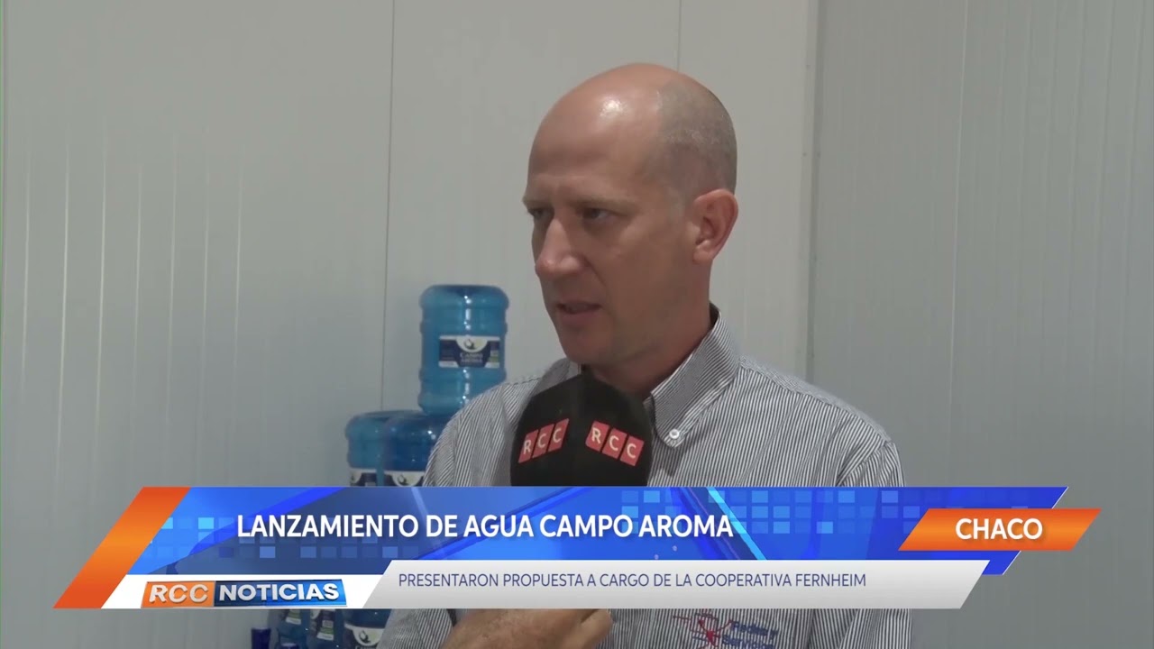 Lanzaron presentación de Agua Campo Aroma, una propuesta de la Cooperativa Fernheim