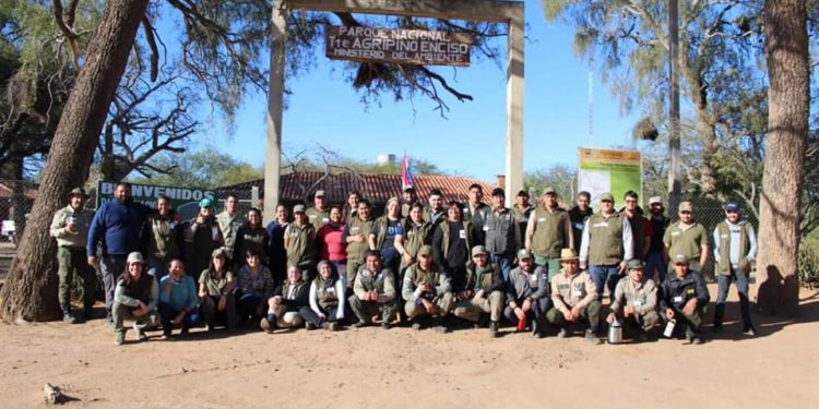 Parque Nacional Teniente Enciso recibió a Guardaparques del Gran Pantanal