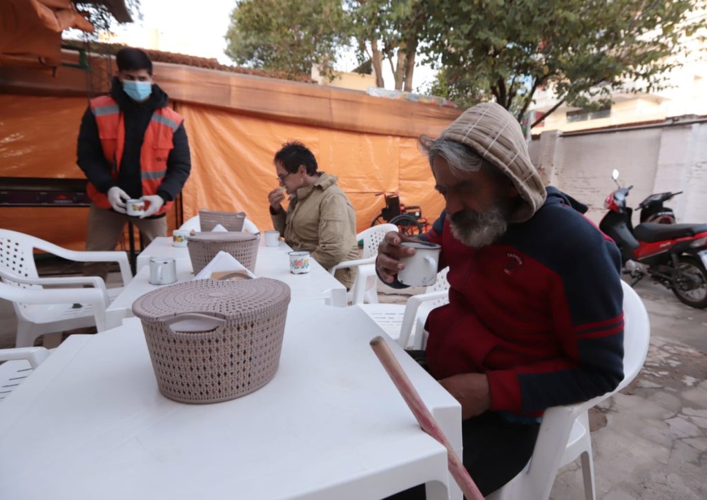 Una vez más el SEN brindó albergue y dio asistencia a personas en situación de calle