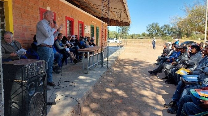Presentación de actividades del Proyecto ABE Chaco en las comunidades beneficiarias