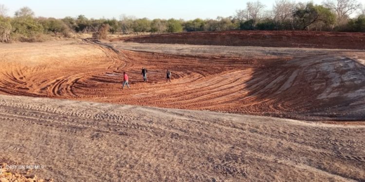 Esta semana culminaría construcción del tajamar ubicado en la comunidad San Rafael del distrito de Tte 1° Manuel Irala Fernández