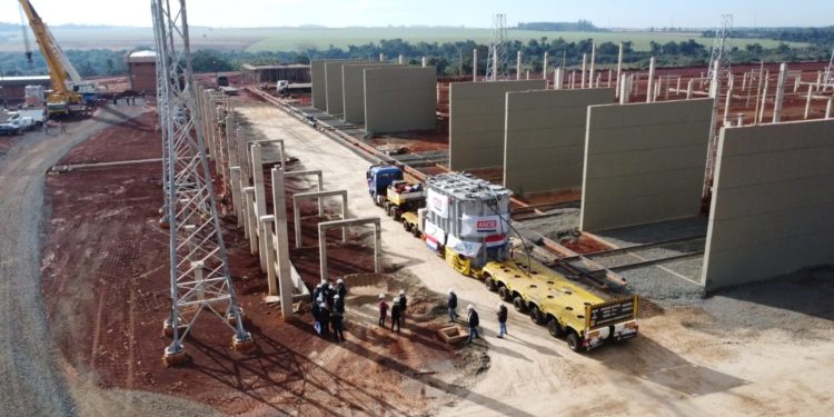 Subestación Yguazú 500 Kv: llegan transformadores que permitirán al país retirar el 100% de la energía de Itaipu