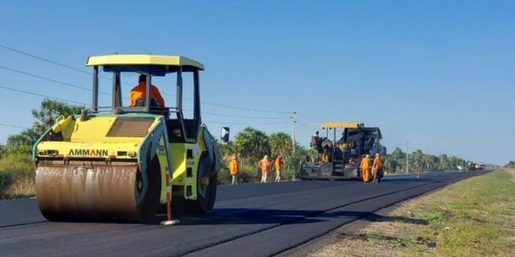 Ruta Pozo Colorado – Concepción supera el 78% de avance promedio en sus tres lotes