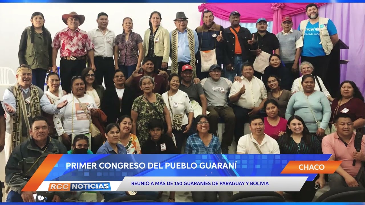 Primer Congreso del Pueblo Guaraní reunió a más de 150 guaraníes de Paraguay y Bolivia