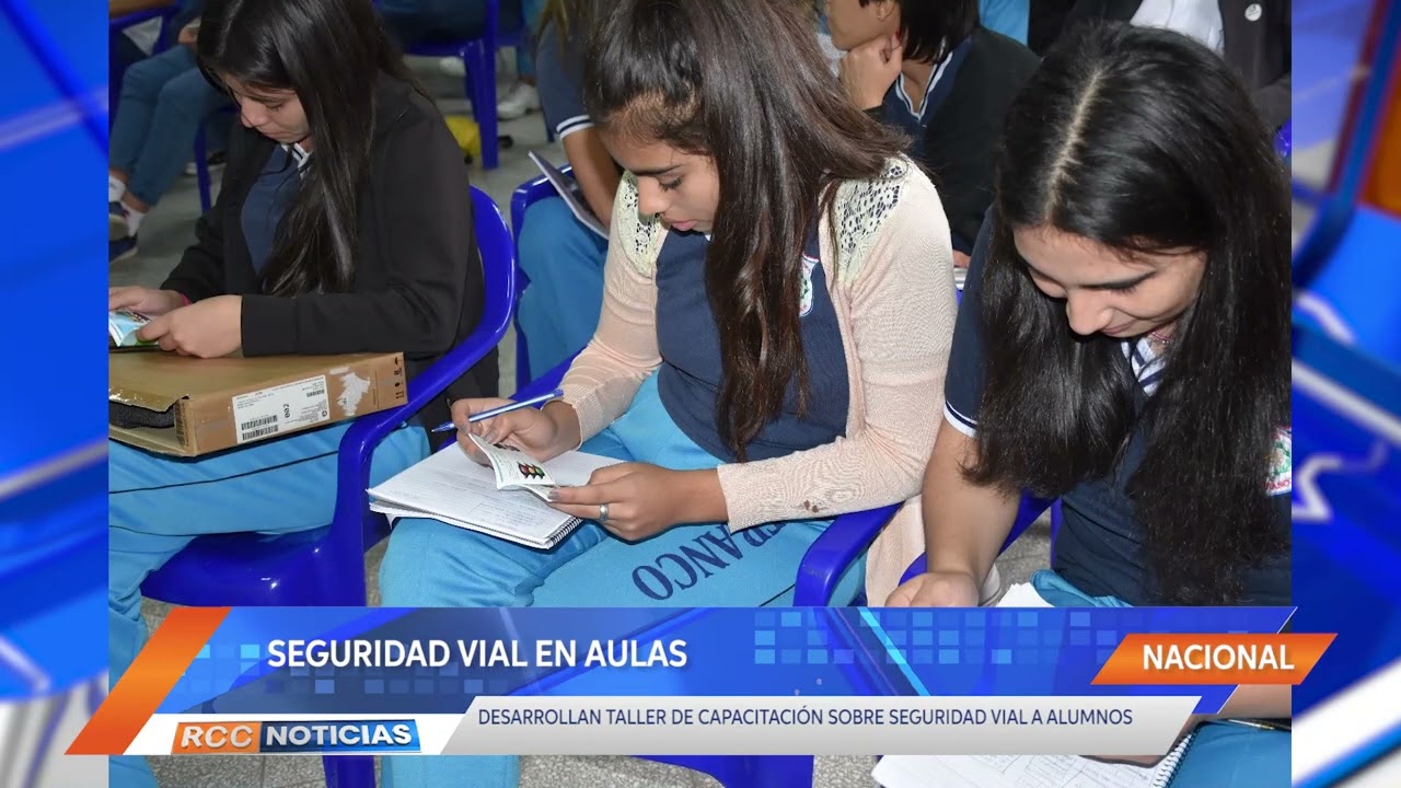 Capacitan a alumnos acerca de la importancia de la Seguridad Vial