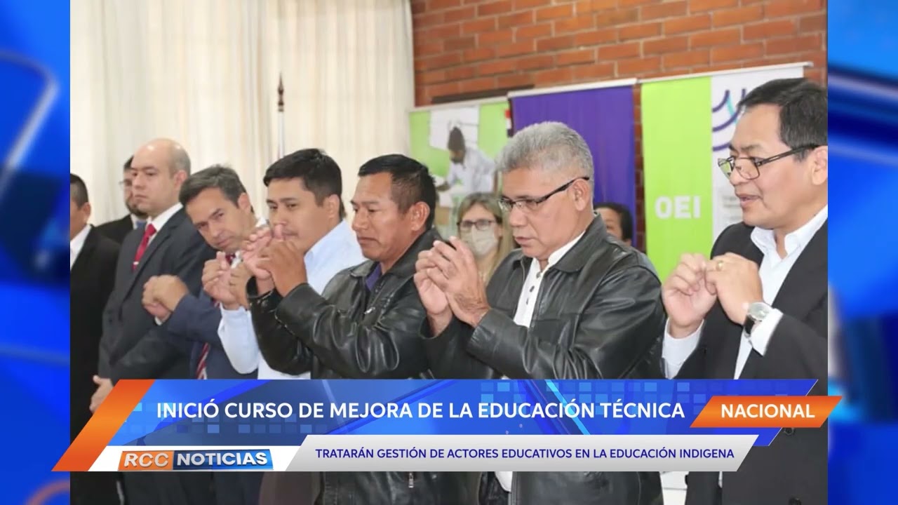 MEC inició curso de formación sobre mejora de la educación técnica indígena intercultural