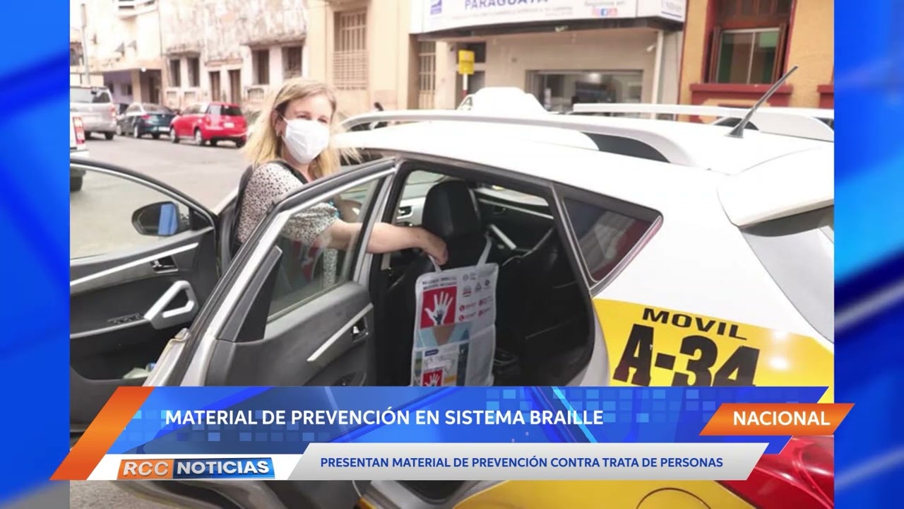 Presentan material de prevención contra la trata de personas traducido al sistema Braille
