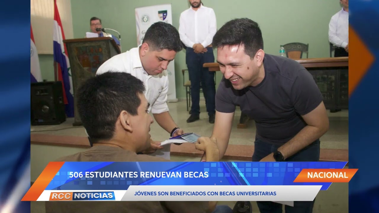 Más de 500 jóvenes de Caaguazú firman renovación de Becas de la SNJ