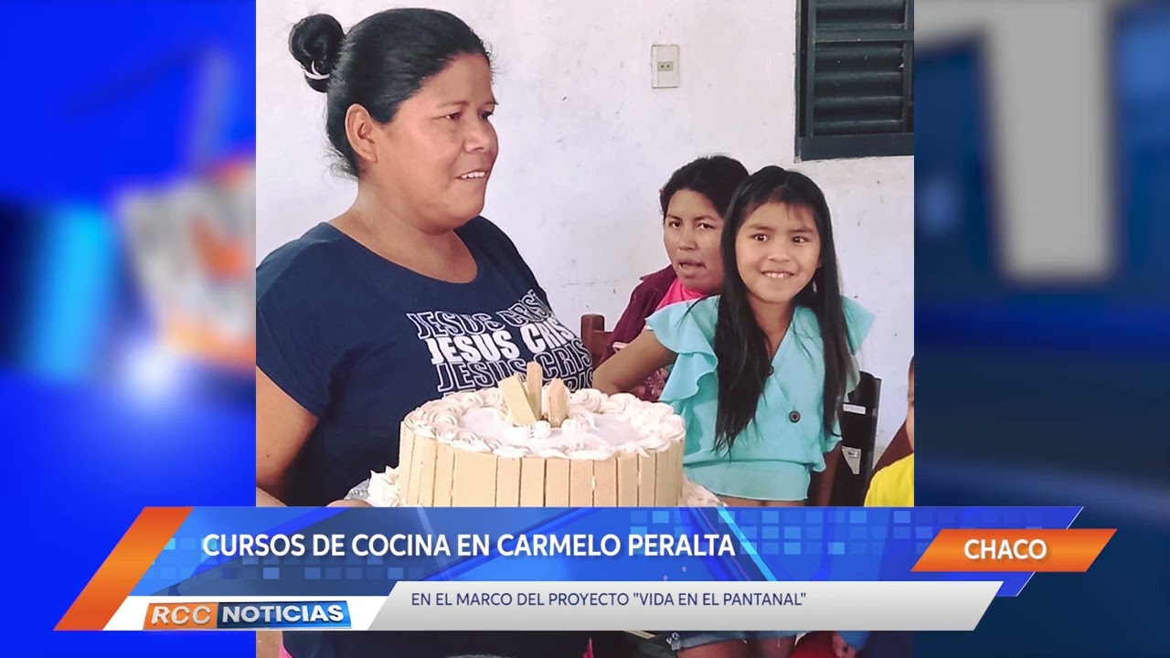 Cursos de cocina para comunidades ayoreo en Carmelo Peralta.