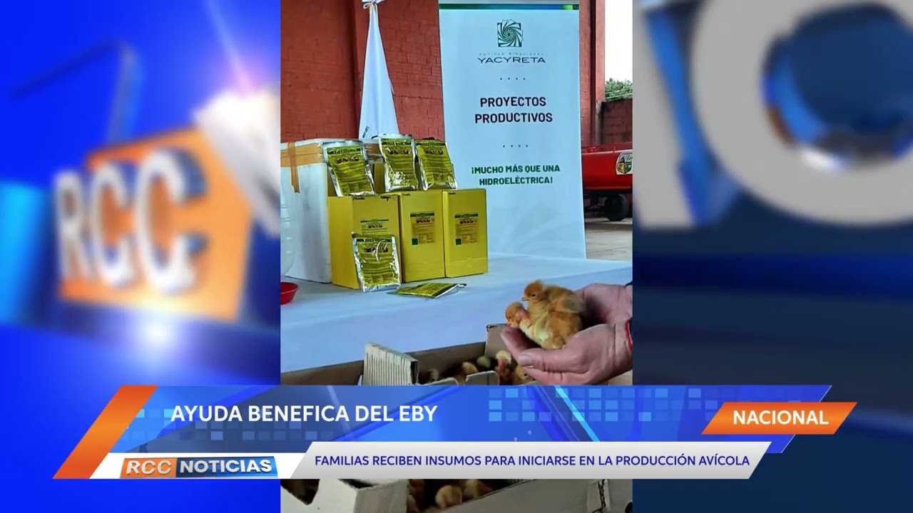 Familias de Mbuyapey e Ybycuí recibieron insumos para incursionar en la producción avícola
