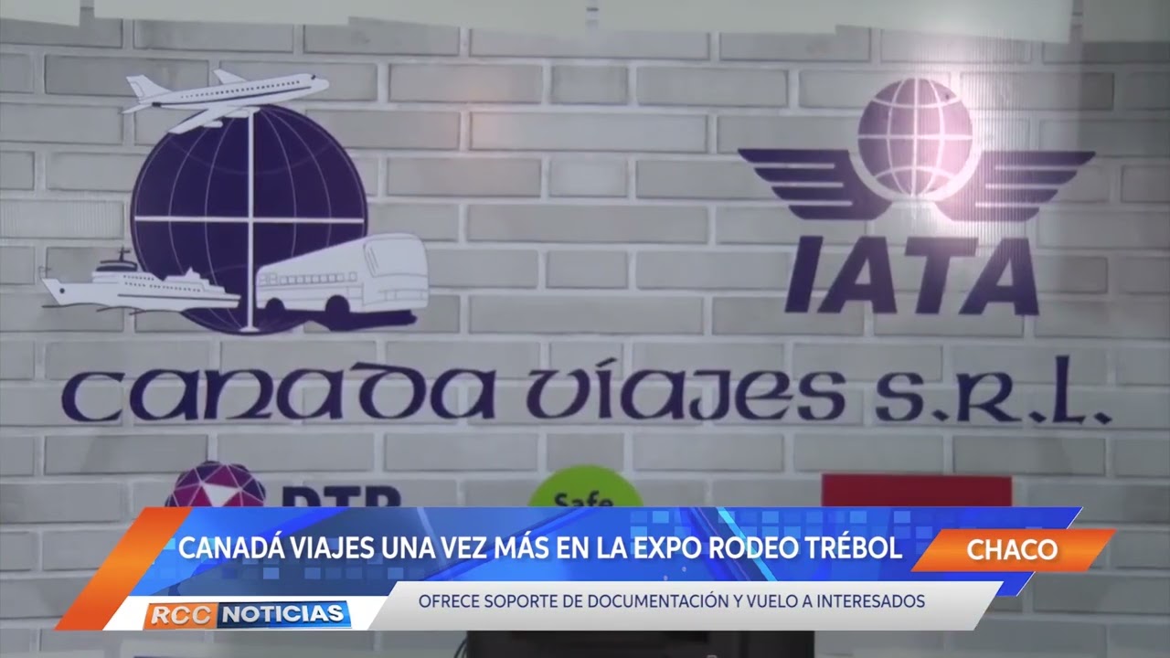Canadá Viajes brinda soporte a interesados  en la Expo Rodeo Trébol para emprender un vuelo
