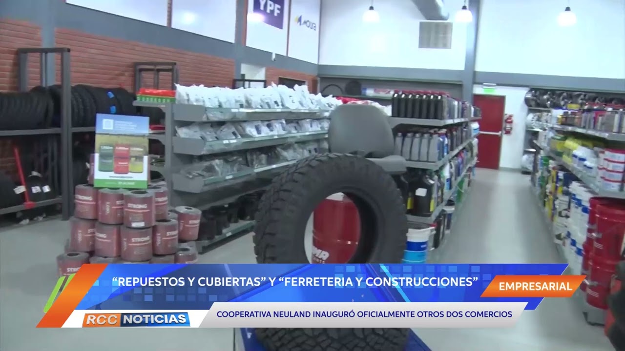 Cooperativa Neuland inauguró oficialmente dos comercios.