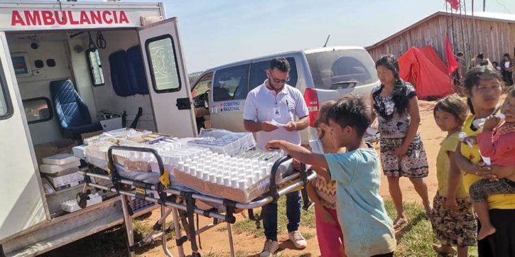 Realizan jornada de atención médica a comunidad indígena de Huguà Po’i Realizan jornada de atención médica a comunidad indígena de Huguà Po’i