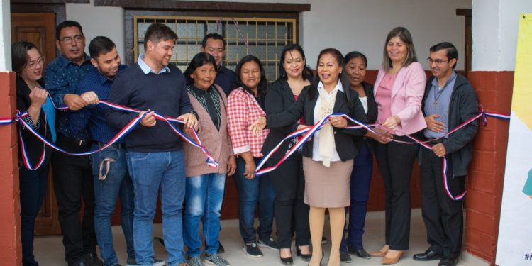 Inauguraron obras de la Escuela Santa Teresita del distrito de Mariscal Estigarribia