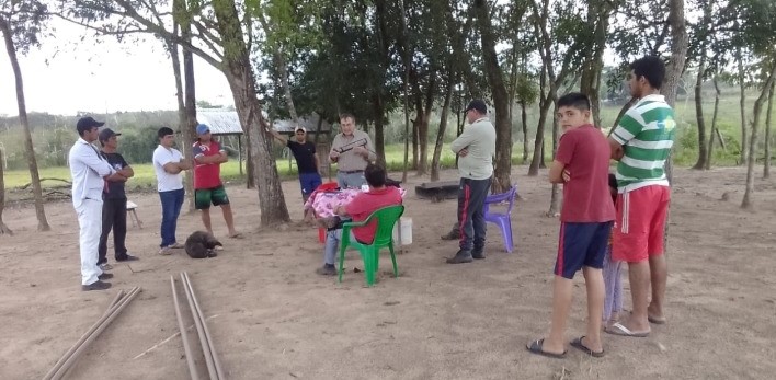 SENASA asistió en tendido de red de agua potable, en San Pedro