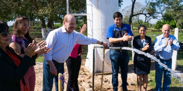 Se inauguró nuevo sistema de agua potable en el distrito de Belén, departamento de Concepción