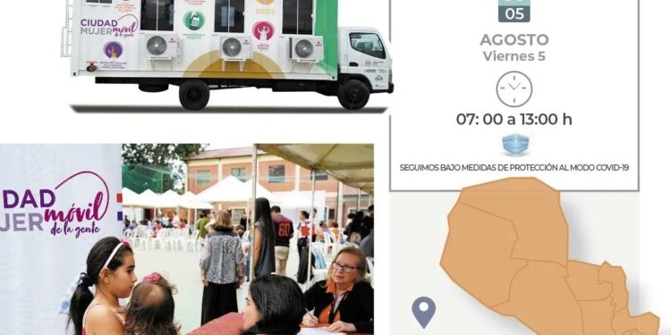 Ciudad Mujer Móvil llegará al barrio San Pablo de Asunción