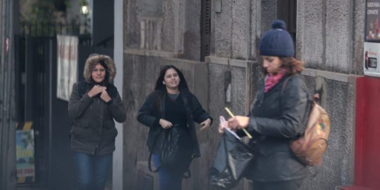 Se anuncian vientos intensos del sur y lluvias en forma intermitente