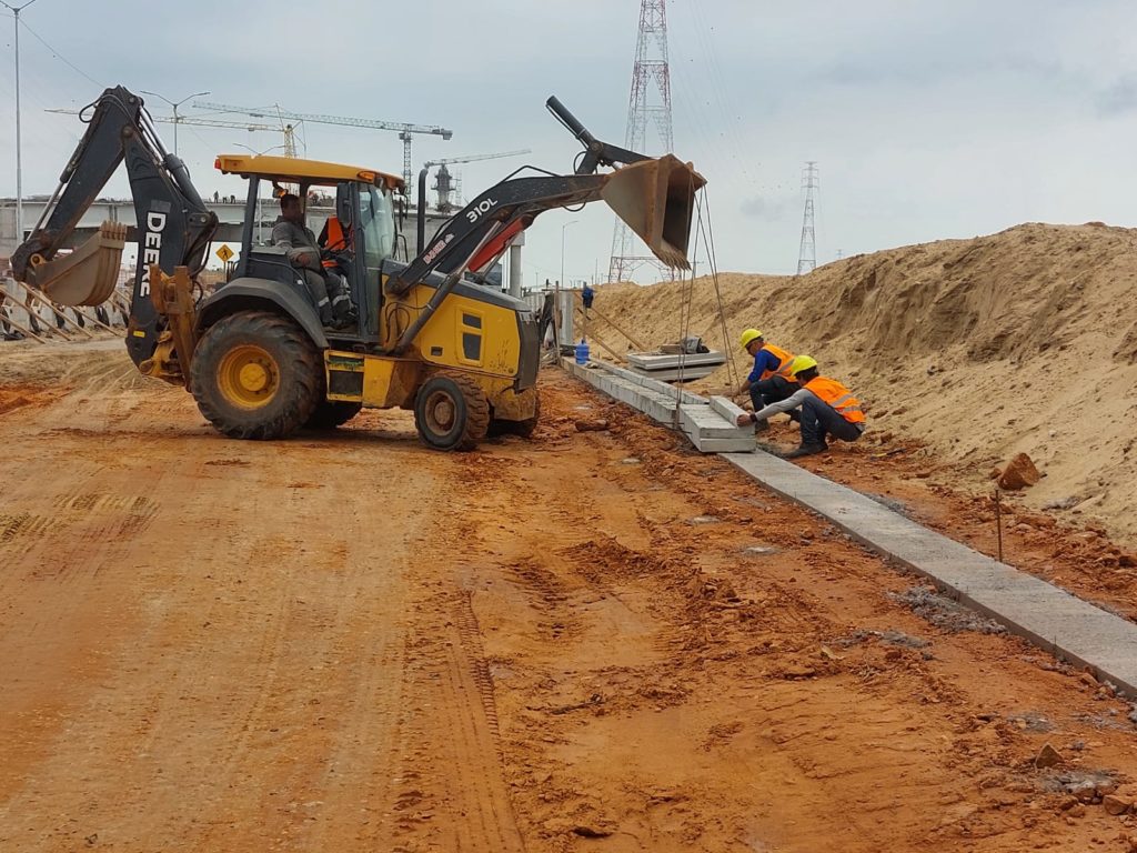 Puente Héroes del Chaco: proceden a rellenar área para rampa de acceso