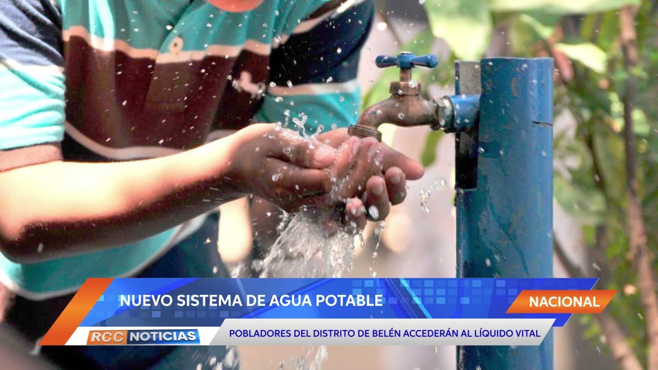 Se inauguró nuevo sistema de agua potable en el distrito de Belén, departamento de Concepción.