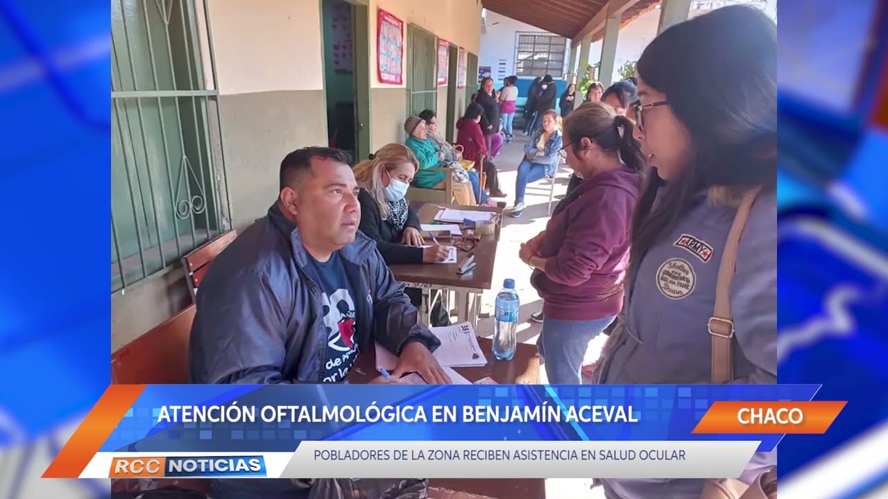 Realizaron jornada de atención oftalmológica en institución de Benjamín Aceval