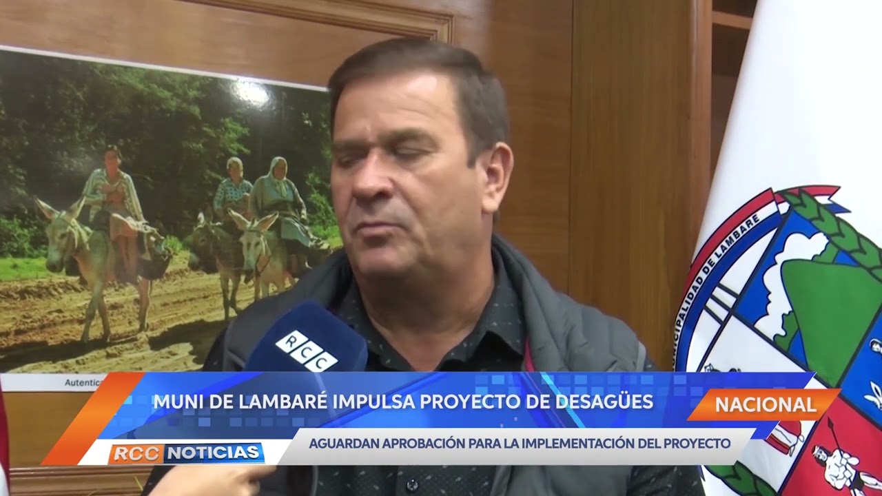 Aguardan aprobación para la puesta a punto del proyecto de desagüe sanitario en Lambaré.