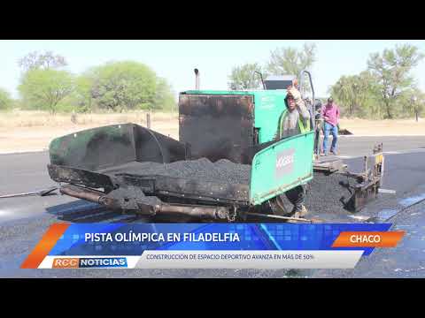 Construcción de la pista olímpica del Estadio Municipal Filadelfia avanza en más del 50%.