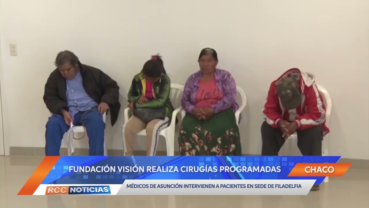 Fundación Visión realiza cirugías programadas con médicos de Asunción.
