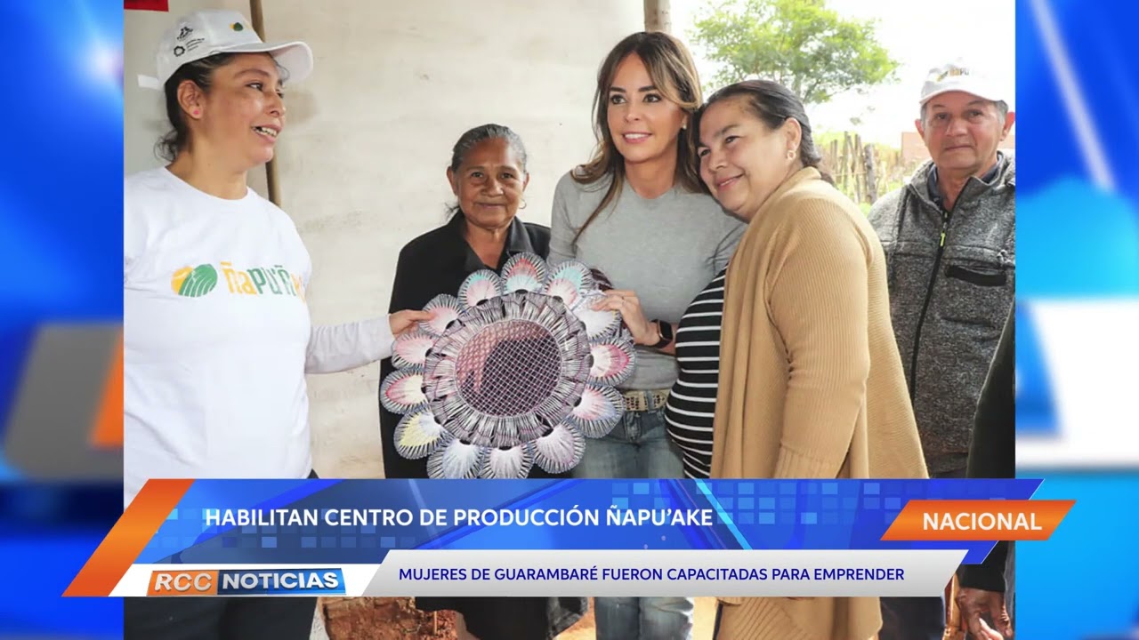 Mujeres de Guarambaré comienzan a emprender con nuevo centro de producción “Ñapu’ake”.