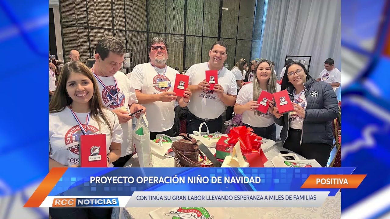 El proyecto Operación Niño de Navidad continúa su gran labor en el Paraguay.