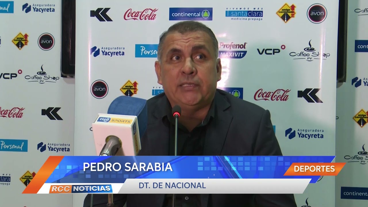 Nacional vs Olimpia: Palabras del entrenador Pedro Sarabia