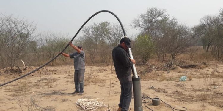 Realizaron tareas de mantenimiento y habilitación de pozos en la Zona Granja de Mariscal Estigarribia