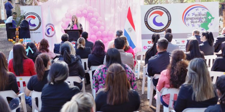 ​El MinMujer participó del Lanzamiento del Programa de Prevención de Cáncer de Mama de la Gobernación Central
