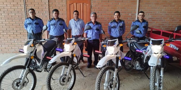 Municipalidad de Filadelfia adquirió motocicletas para la Policía Municipal y el área de servicios generales