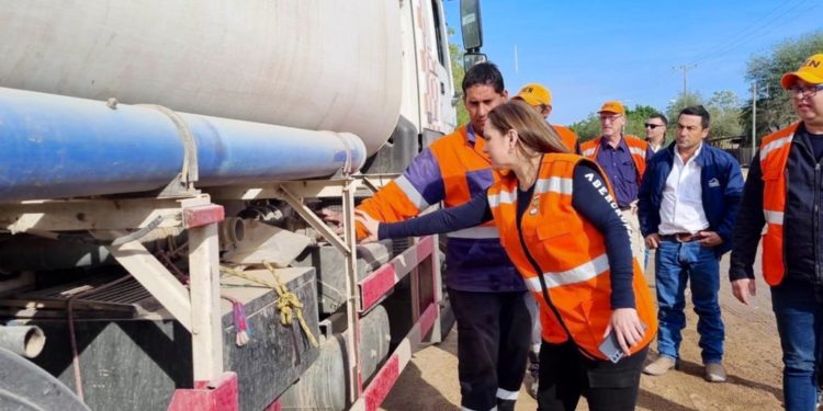 SEN asistió con más de 38 millones de litros de agua potable al Chaco