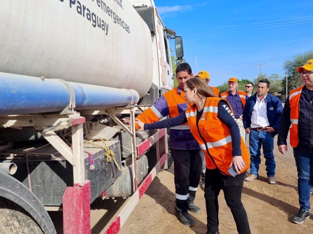 SEN asistió con más de 38 millones de litros de agua potable al Chaco