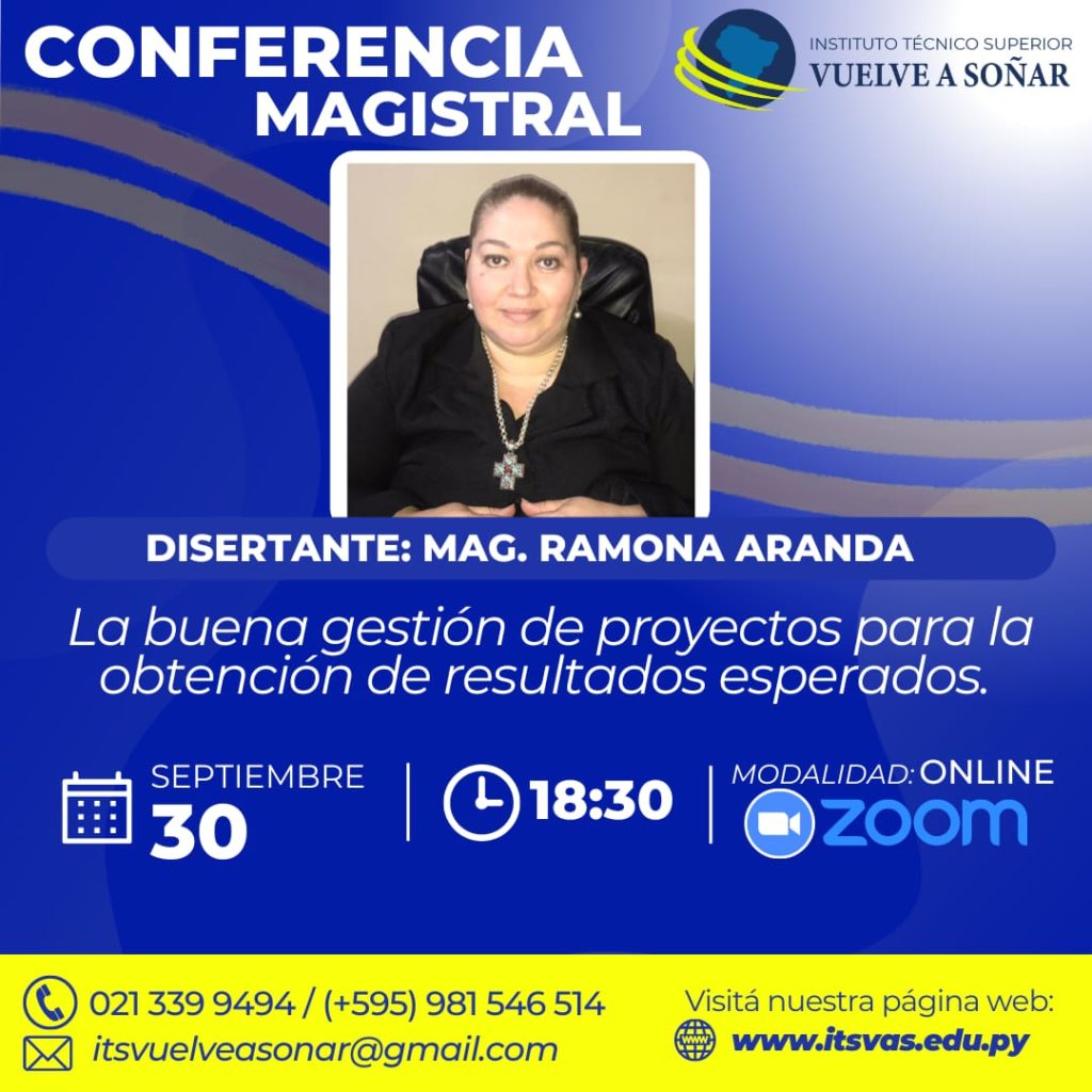 El Instituto Técnico Superior Vuelve a Soñar invita a una reunión de Zoom programada. El Instituto Técnico Superior Vuelve a Soñar invita a una reunión de Zoom programada.