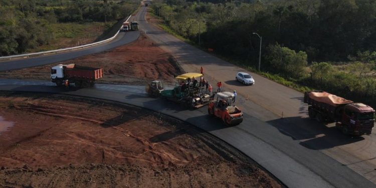 Registran significativos avances en el tramo Ñumi — San Juan Nepomuceno