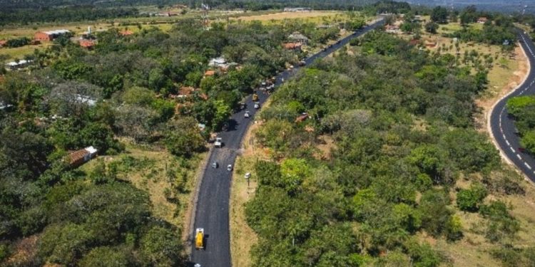 Ruta PY02: en el Cerro Caacupé, muy pronto se habilitará el binario norte Ruta PY02: en el Cerro Caacupé, muy pronto se habilitará el binario norte